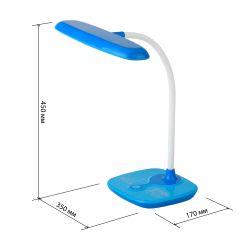 Настольный светильник ЭРА NLED-432-6W-BU светодиодный синий