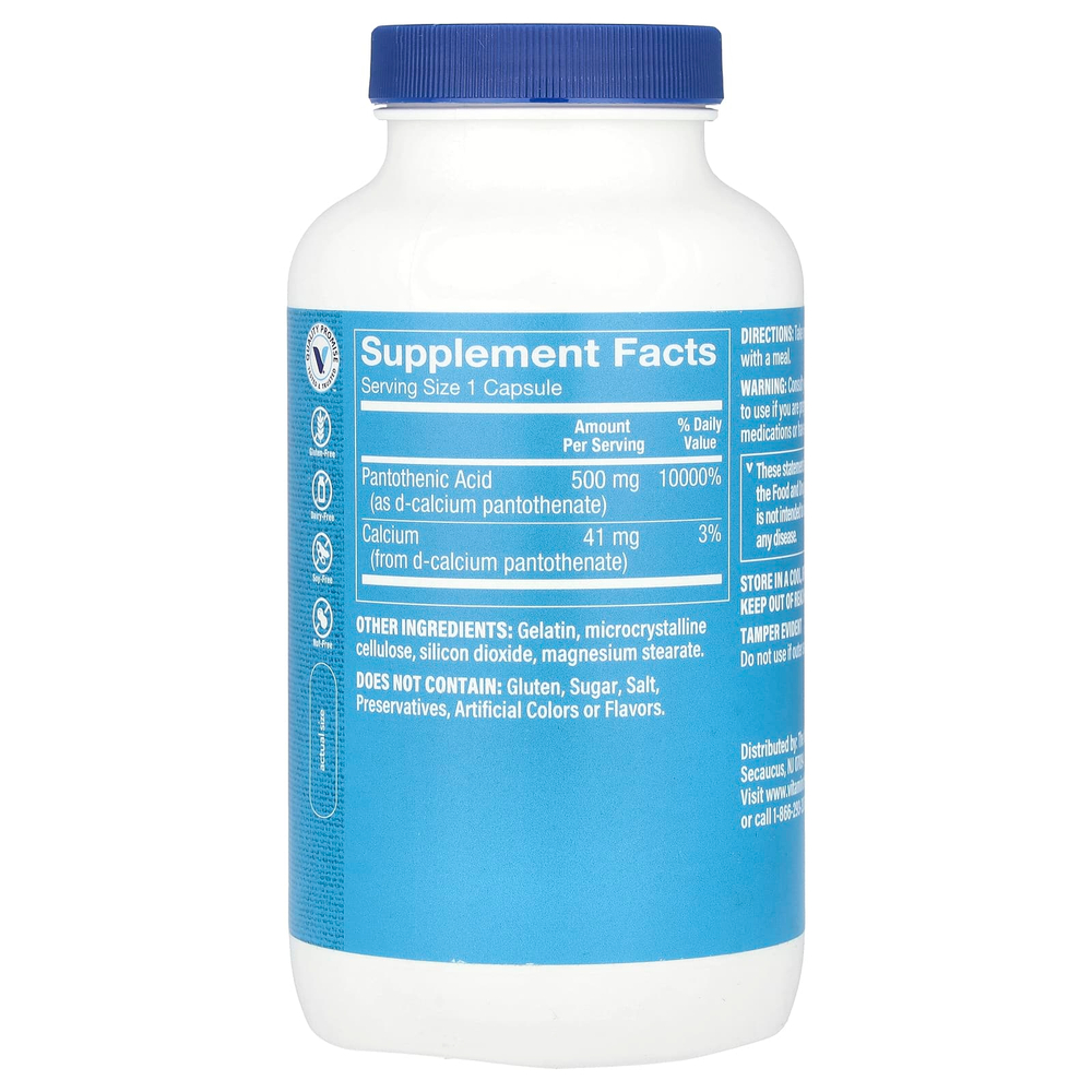 The Vitamin Shoppe, Пантотеновая кислота, витамин B5`` 300 капсул