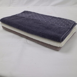 Полотенце 35/75 (махра горох на кромке) 7я