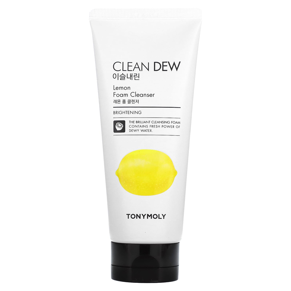 TonyMoly, Clean Dew, очищающая пенка с лимоном, 180 мл