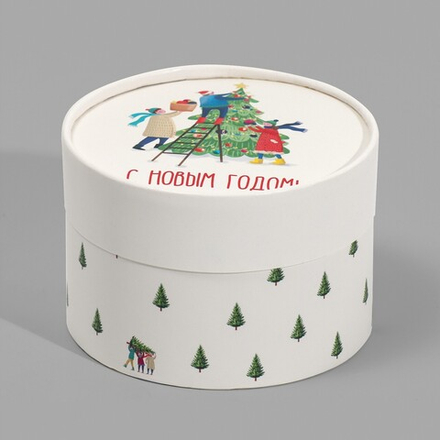 Коробка подарочная «С Новым годом», 12х8 см