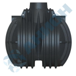 Емкость для септика двухкамерная Анион 4900 л. вертикальная (2400x1970x2400см;черный) - арт.559478