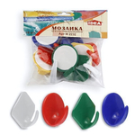 Крючок самоклеящийся 10шт "Мозаика"