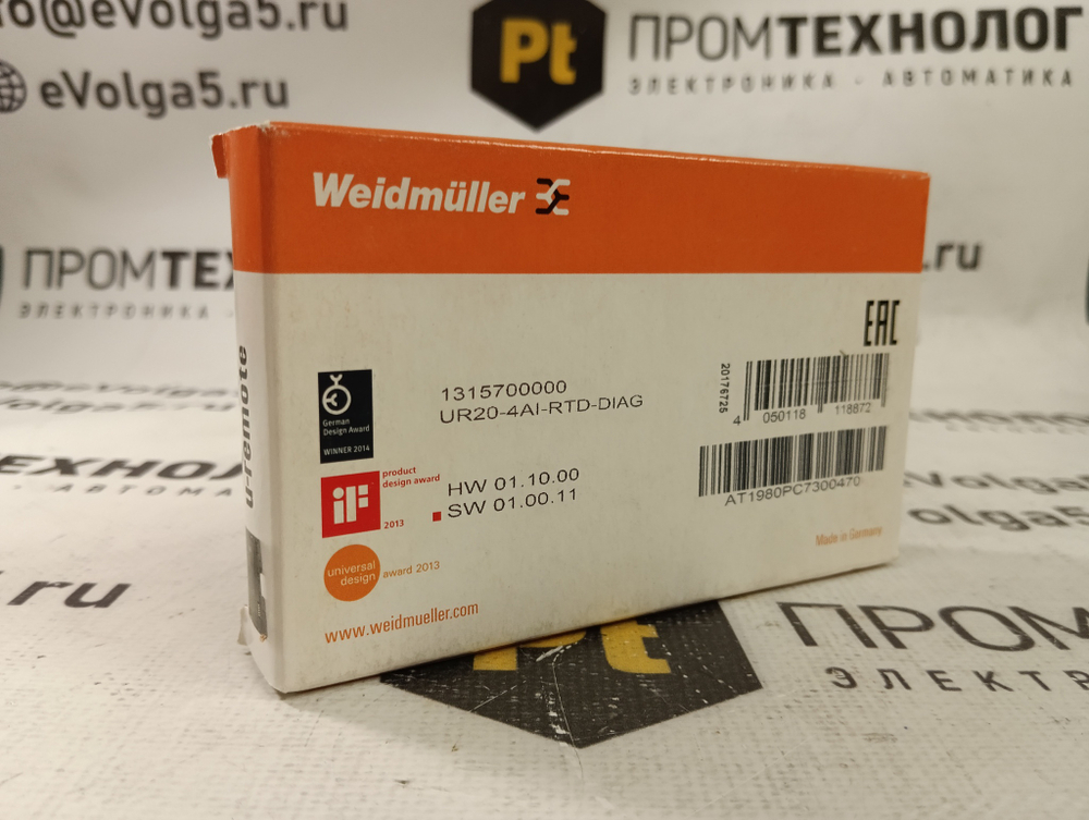Weidmuller UR20-4AI-RTD-DIAG новое