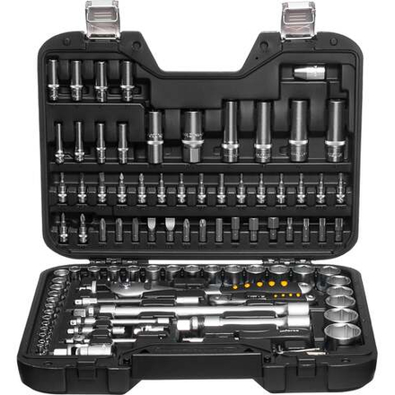 Набор инструментов 94 предмета 1/2", 1/4" Inforce, Сталь Cr-V, Профессиональный, 06-07-10