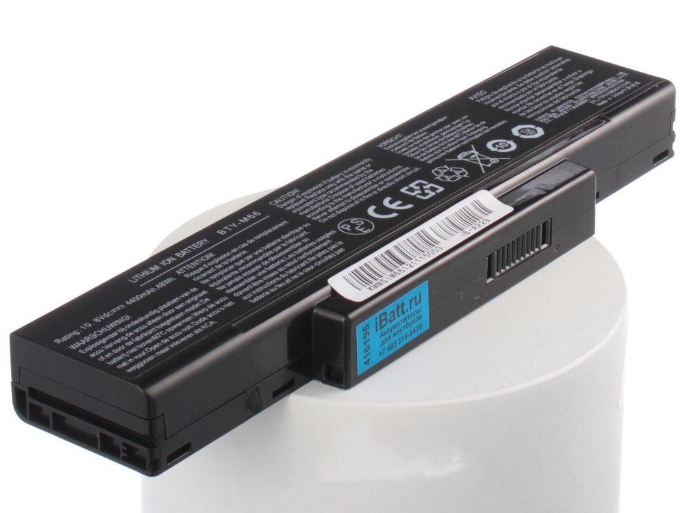 Аккумулятор iBatt 4400mAh, для CR420 MS-1722 (GX720) Megabook GT740 GT628 GT72S 6QE-1043RU M655 VR610 CR430 6QE-828 GX740-091 GX740 M635 CX420MX 6QE-203