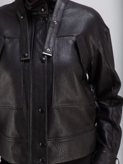 Куртка женская кожаная большие размеры