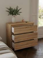 Dipriz Комод Марм, 3 ящика со скосами, артизан, 70х35х67