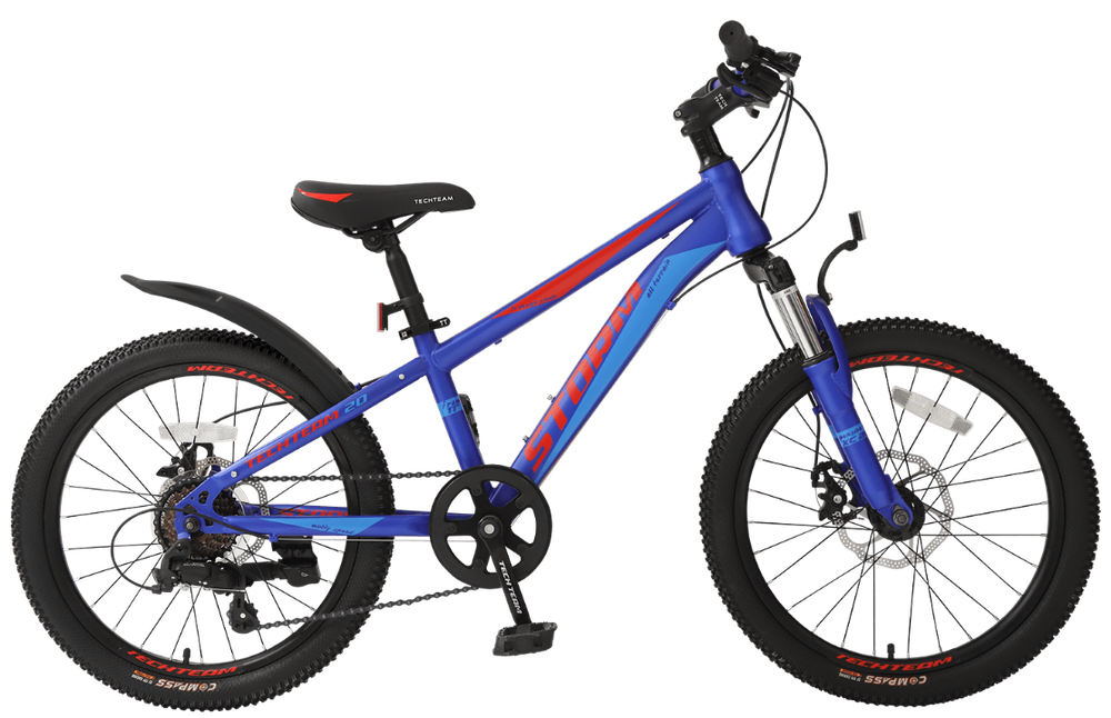 Велосипед TechTeam Storm 20"х11" синий