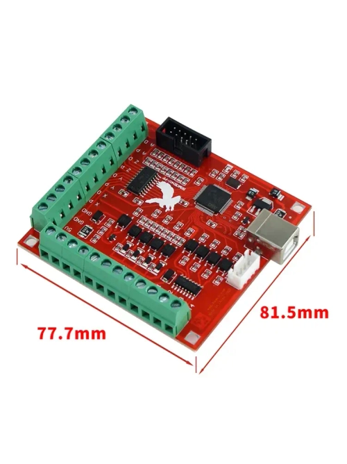 4-осевая ЧПУ плата расширения с USB и интерфейсом Mach3 для шаговых двигателей Nema17/23/34 CNC 4 Axis