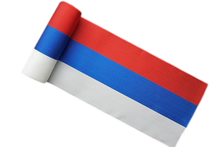 Траурная лента триколор