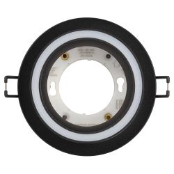 Светильник встраиваемый ЭРА DK116 BK под лампу GX53 черный