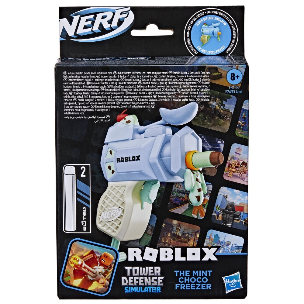 Hasbro Nerf Roblox - пусковая установка The Mint Choco Freezer / артикул   F2490 F6128  / GTIN 5010994165932