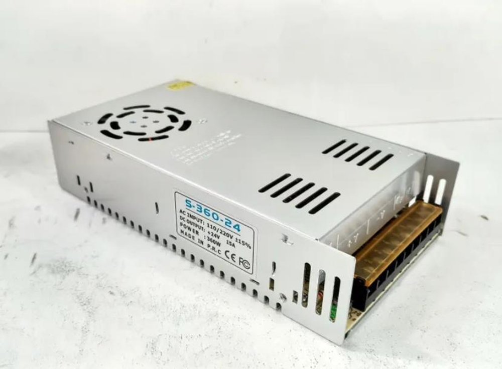 15A (220 - 24) / Преобразователь напряжения (блок питания) с 220V - на 24V, 15 ампер (1 шт.)