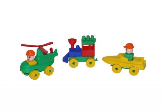 Конструктор "Юный путешественник" (29 элементов) (в пакете),  Артикул:52629