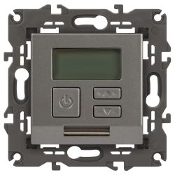 Терморегулятор ЭРА Elegance 14-4111-16 универс.230В-Imax16А, титан