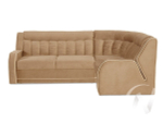 Диван угловой Блистер 2 (ДУ) GROUND 02 (какао) GROUND 01 (бежево-кремовый)