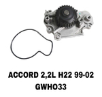 ПОМПЫ ACCORD 96- 2,2 H22A H23A