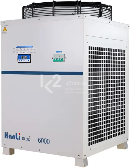 Чиллер Hanli HL-6000-QG2/2 для охлаждения лазерного излучателя до 6 кВт