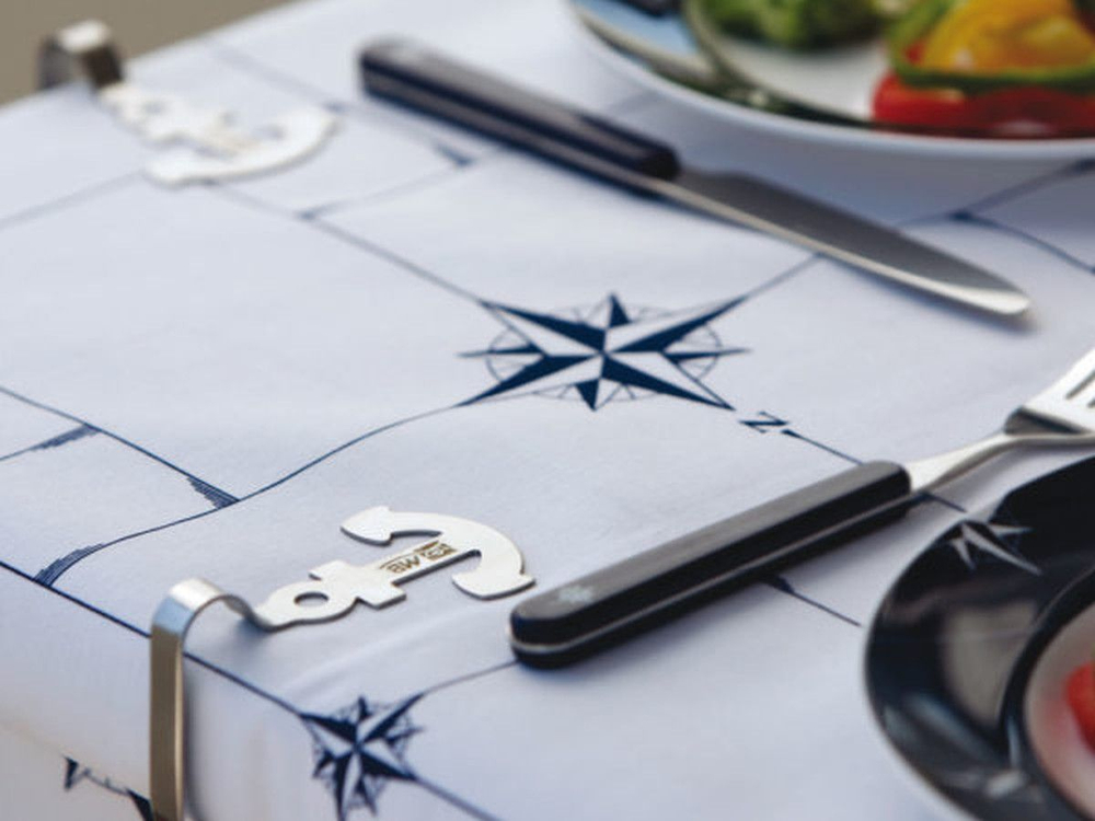 Набор клипс (4 шт) для крепления скатерти к столешнице (10254583)