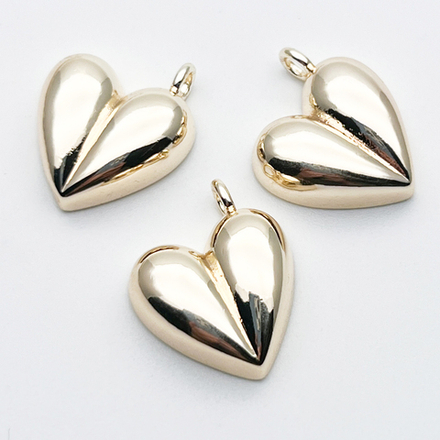 Подвеска Сердце, цвет золото, размер 20*16 мм, цена за 1 шт
