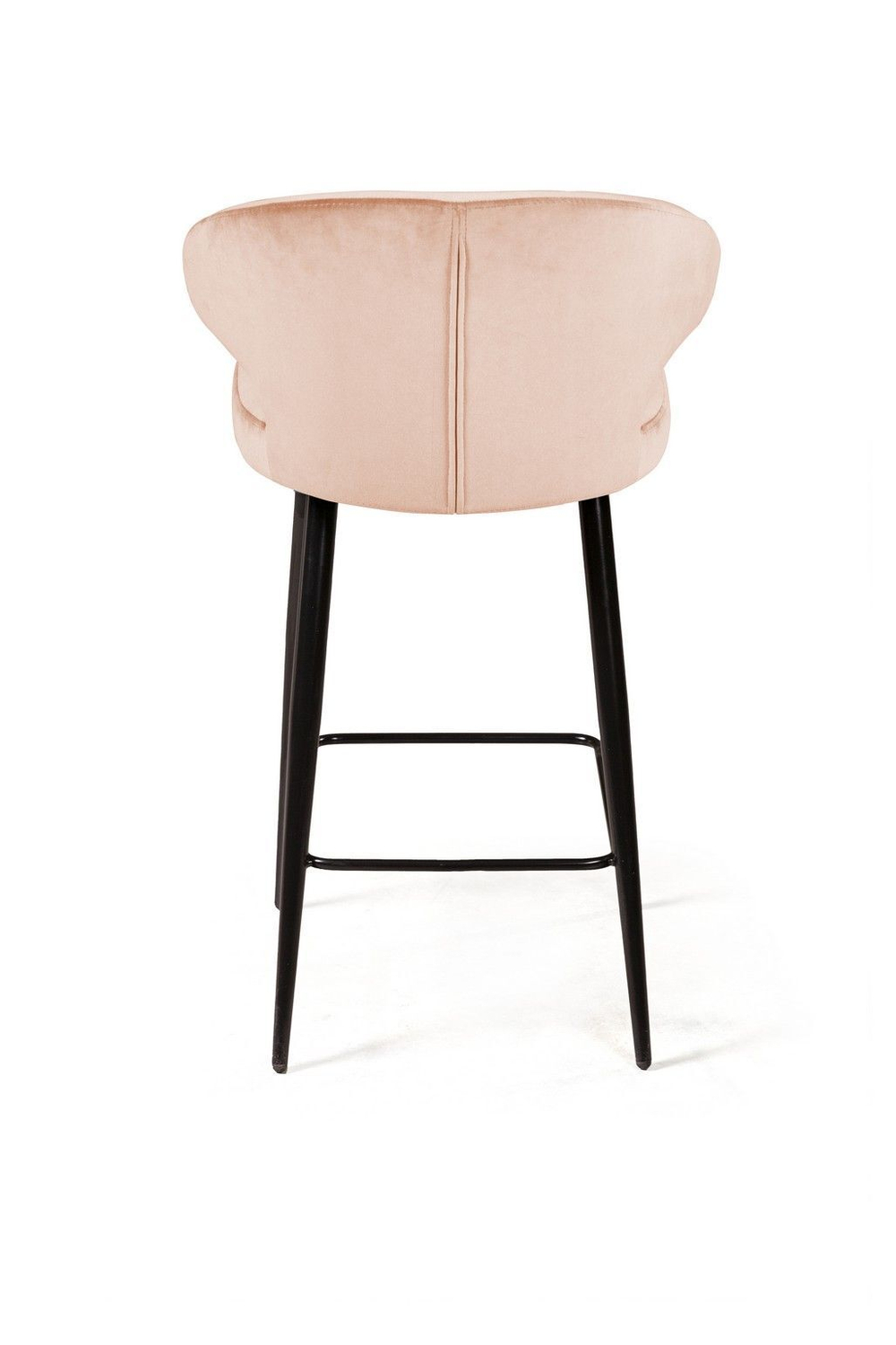 Стул полубарный Richard, бархат бежевый 5