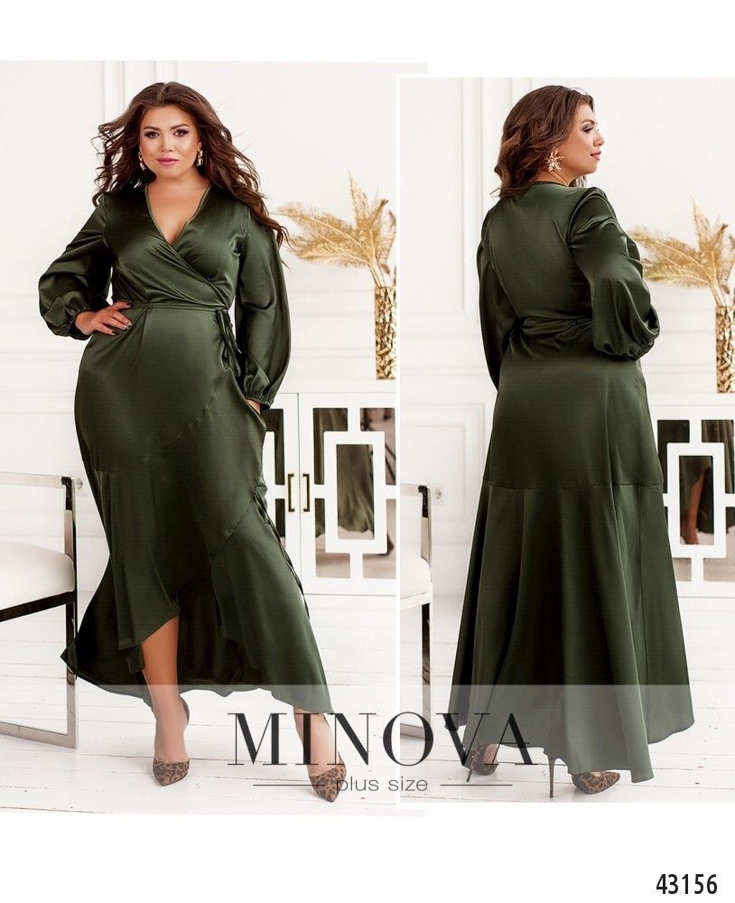 Платье 7039-1-хаки Minova