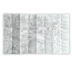 Карта-раскраска «Париж»