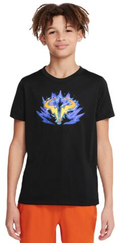 Детская теннисная футболка Nike Kids Dri-Fit Rafa T-Shirt - Black