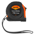 31311 Рулетка Elastica, 3 м х 16 мм, обрезиненный корпус