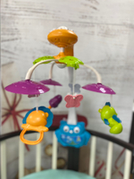 Музыкальный мобиль "Совушка" аккум.питание/пласт., 25 мел., с проектором, свет