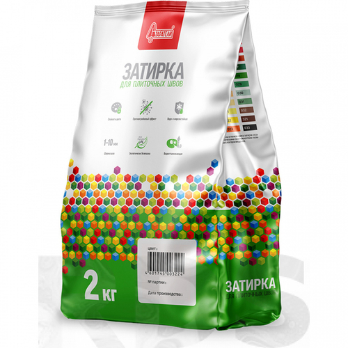 Затирка Старатели 2кг для швов №004 Серая