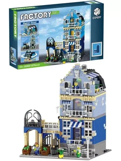 Конструктор Здание Торговая улица 1275 деталей