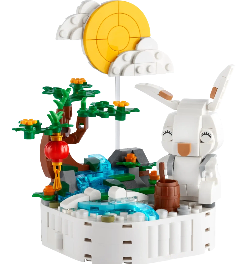 Конструктор LEGO 40643 Пасхальный нефритовый кролик