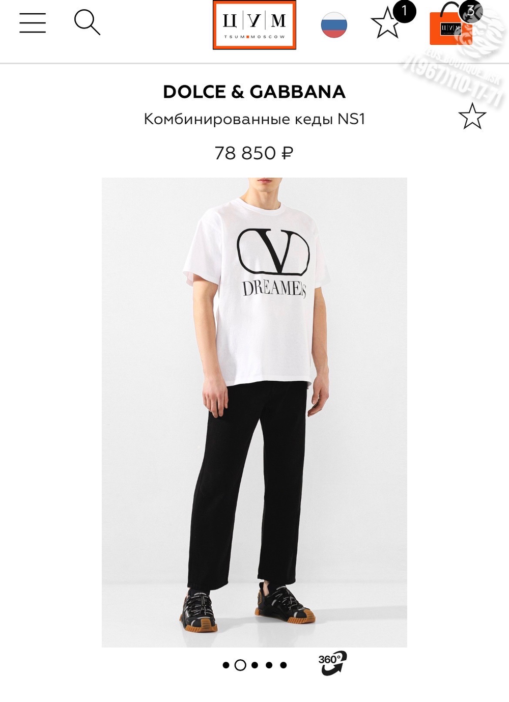 Кеды Dolce & Gabbana