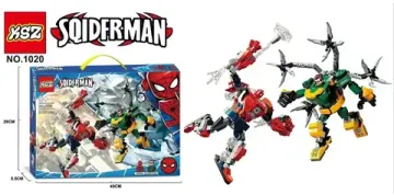 Конструктор "Битва роботов: Человек-Паук против Доктора Осьминога" ,310 дет.