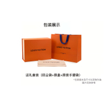 LOUIS VUITTON Coated Canvas Passport Holder Men"s Gray/Black