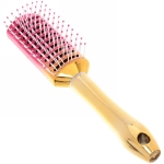 Расческа массажная «Dreams Belle», вентиляционная, цвет розовое золото, 4,5*23 см