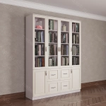 Шкаф книжный 4/10