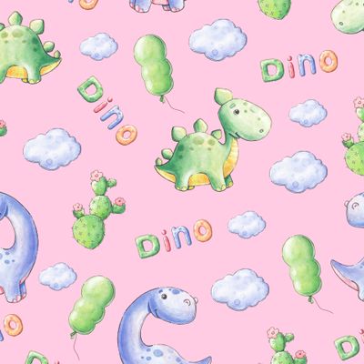 Динозавры. Детский принт.