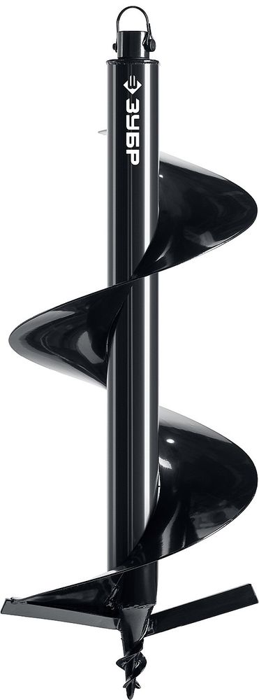 Шнек ЗУБР для мотобуров, однозаходный Д-250 мм, грунт