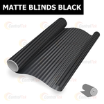 Пленка для окон декоративная MATTE BLINDS BLACK ControlTek, рулон (ширина рулона 1,524 м.)