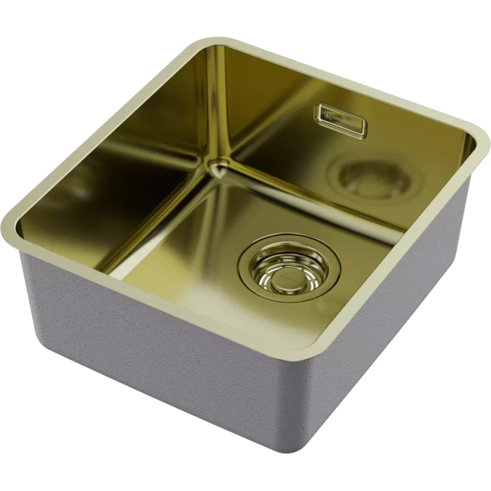 Кухонная мойка Omoikiri Omi 37-U/I-LG Ultra нерж.сталь/светлое золото