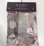 Тюль под лен принт Nope арт. Violette col. 001 (высота 295 см, Турция)