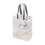 Пакет подарочный M 18x23x10 см. Premium "Carrara. White" (BrunoVisconti)