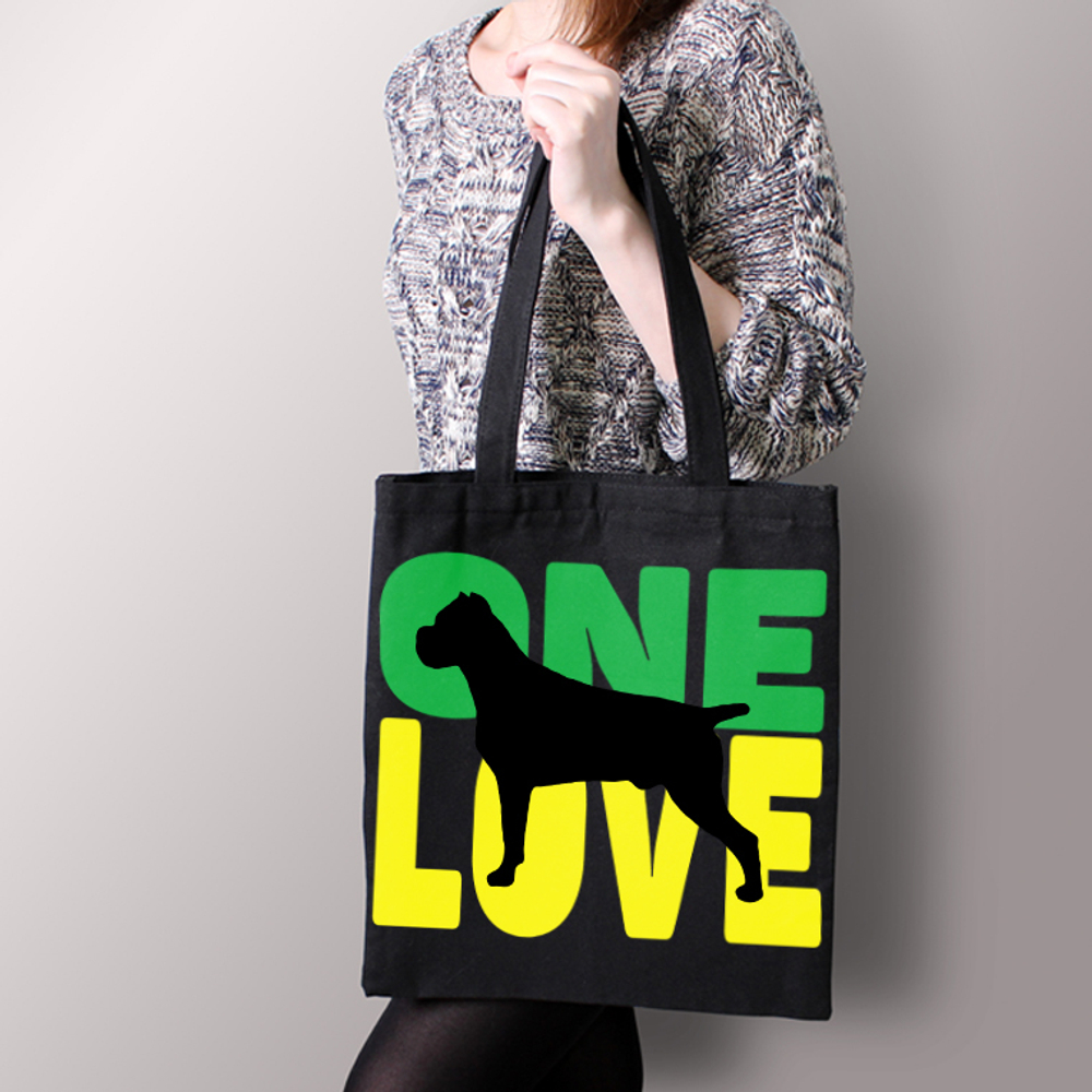 Тканевая сумка "Кане Корсо - единственная любовь"