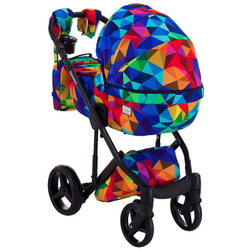 Детская коляска Adamex Luciano 2 в 1 Y123 радуга