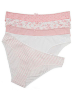 Набор из 5 трусиков-слип средней посадки (Размер: S) (Цвет: разноцветный)