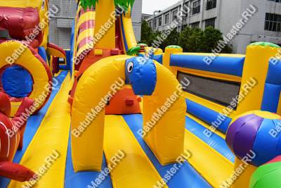 Надувной батут "Тропикана макси" 15*7*6 м