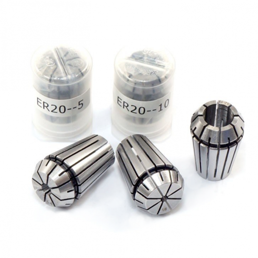 OMIO CNC (X8-2200L-USB 110V) - ER20 Precision Spring Collet 10 Pack